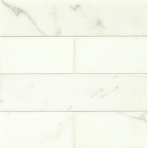 Calacatta Oro Polished Marble Subway Tile - 3 x 12 x 3/8