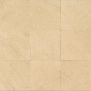 Crema Marfil Polished Select Marble Tile - 18 x 18