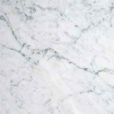 Bianco Carrara Honed Marble TIle - 18 x 18